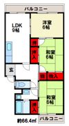 リバーサイド陶山の間取り画像