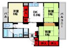 ハイツ石崎の間取り画像