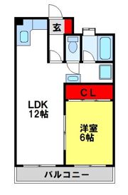 二日市ビルの間取り画像