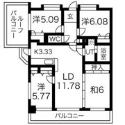 パロスけやき西の間取り画像