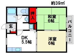 コンフォーレ梅山の間取り画像