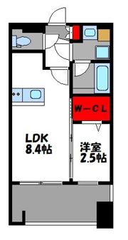 グランフォーレプライム六本松IIの間取り画像