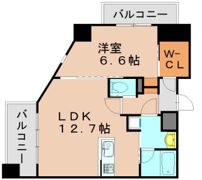 アクシオン吉塚プレミアムの間取り画像