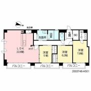 E・Maison Nishijinの間取り画像