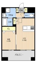 LIBTH別府の間取り画像