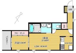 SMILEAX二日市の間取り画像