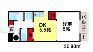 ジュネスシティの間取り画像