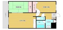 フラワーハイツの間取り画像