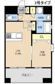 LIBTH別府の間取り画像