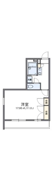 レオパレス堀内の間取り画像