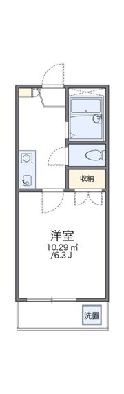 レオパレス師岡の間取り画像