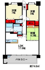 ファーネスト二日市グレイスの間取り画像