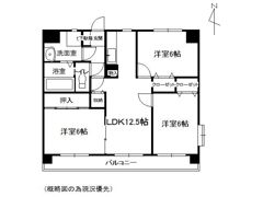ドミールMの間取り画像