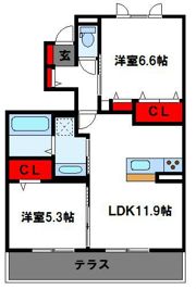 D-room三苫 参番館の間取り画像