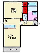 花みずき弐番館の間取り画像