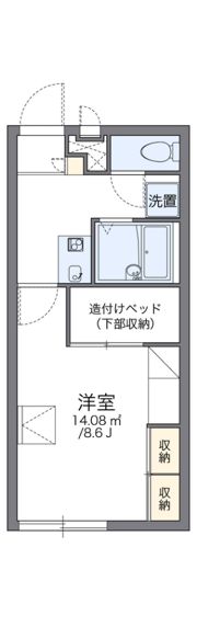 レオパレスレインボーランドの間取り画像