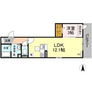 セジュールコートHARAの間取り画像