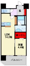 ウェルブライト博多ステーションの間取り画像
