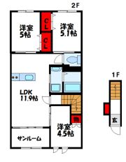 セレッソの間取り画像