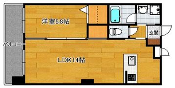 ボヌール博多の間取り画像