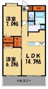 ラ・コリーヌ平尾参道の間取り画像