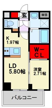 R-LINK南福岡の間取り画像