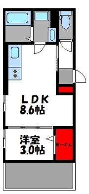フロレゾン和白の間取り画像