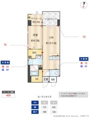 アネーロ西新IVの間取り画像