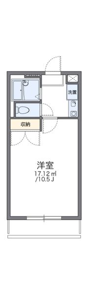 レオパレス堀内の間取り画像
