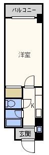 第6マルヤビルの間取り画像