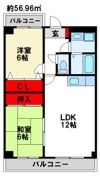 朱雀大路21の間取り画像