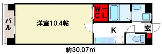 ローレル二日市の間取り画像