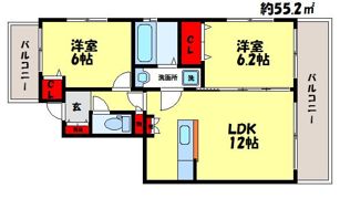 エレガンシアの間取り画像