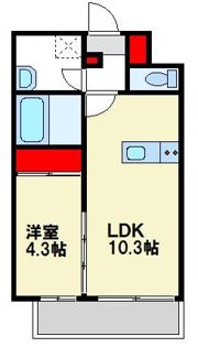 LIBTH春日原の間取り画像