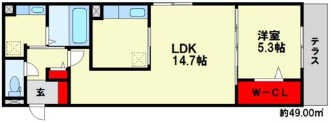D-room高宮の間取り画像