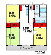 ピア観世S-Nの間取り画像