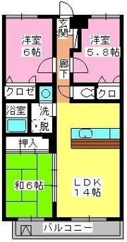 ヴェルドミール神松寺の間取り画像