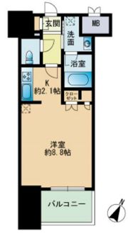 RJRプレシア博多楽水園の間取り画像