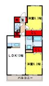 グランドールAの間取り画像