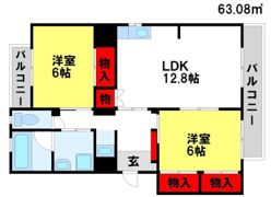 ハイツ石崎の間取り画像