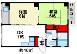 シャトレ太宰府IIの間取り画像