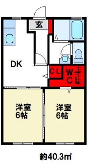 シャーメゾンミズキの間取り画像