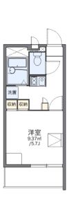 レオパレス月隈南の間取り画像