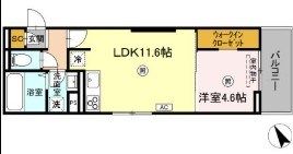 TORISIA箱崎宮前の間取り画像