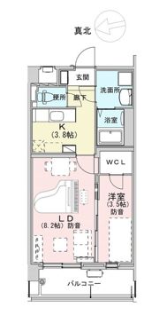 リバーランドマーリエの間取り画像