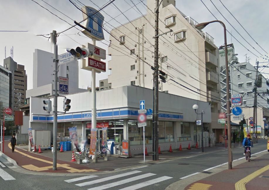近くのローソン　六本松店まで144m（徒歩2分）