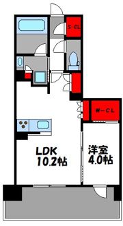 ザ・パークハウス大濠翠景の間取り画像