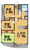 セントポリア桜坂の間取り画像