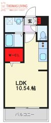 LIBTH筑紫駅前IIの間取り画像