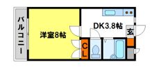コメット五条Iの間取り画像